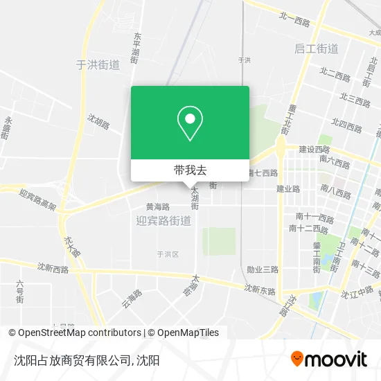 沈阳占放商贸有限公司地图