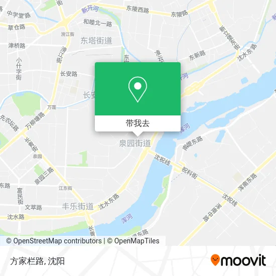 方家栏路地图