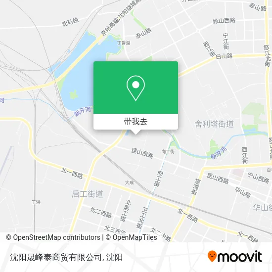 沈阳晟峰泰商贸有限公司地图