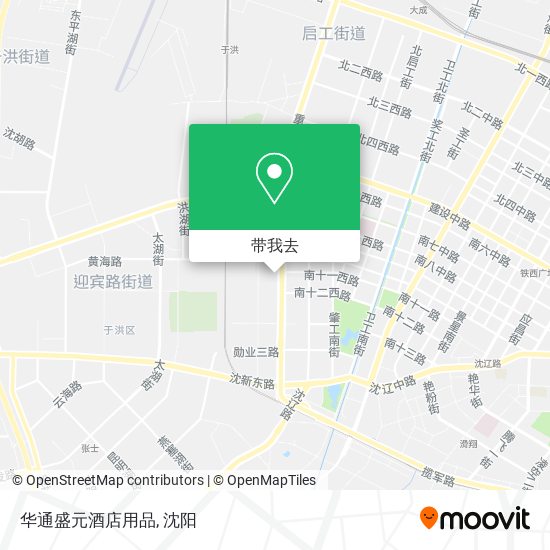 华通盛元酒店用品地图