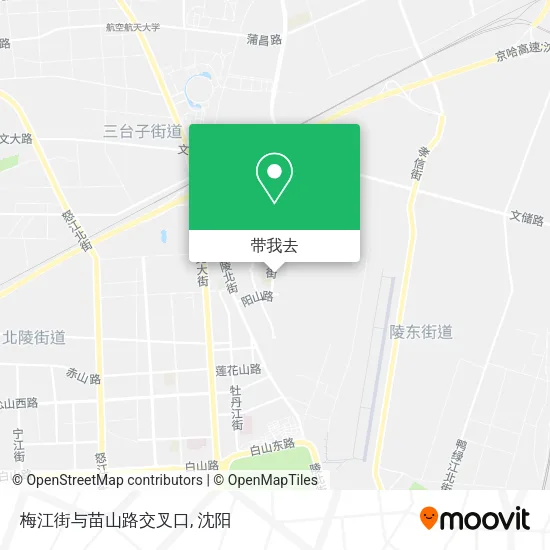 梅江街与苗山路交叉口地图