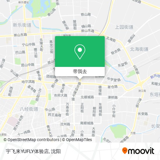 宇飞来YUFLY体验店地图