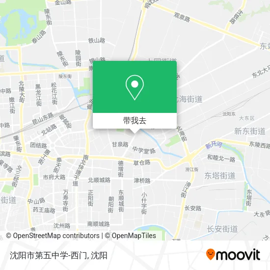 沈阳市第五中学-西门地图