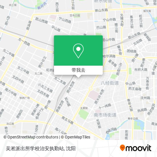 吴淞派出所学校治安执勤站地图