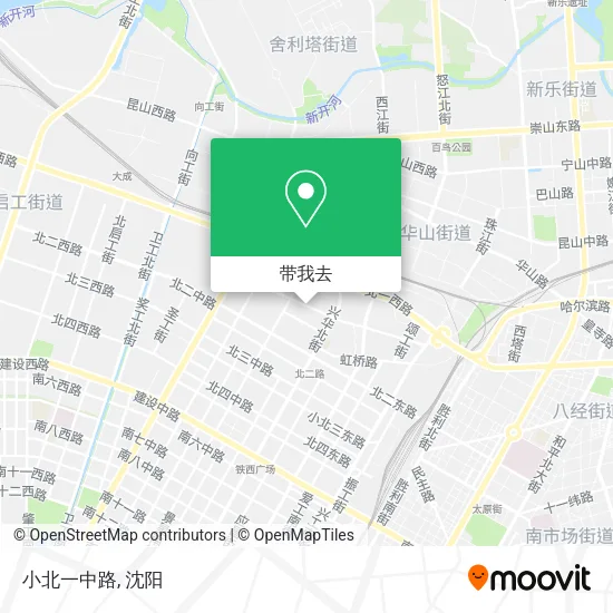 小北一中路地图