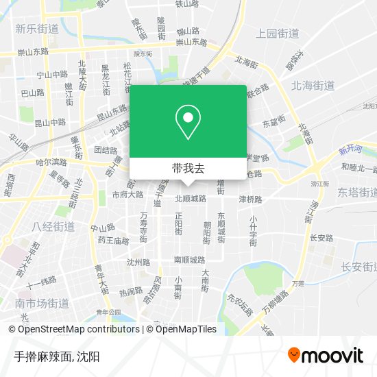 手擀麻辣面地图