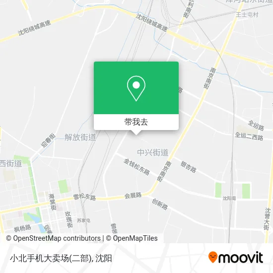 小北手机大卖场(二部)地图