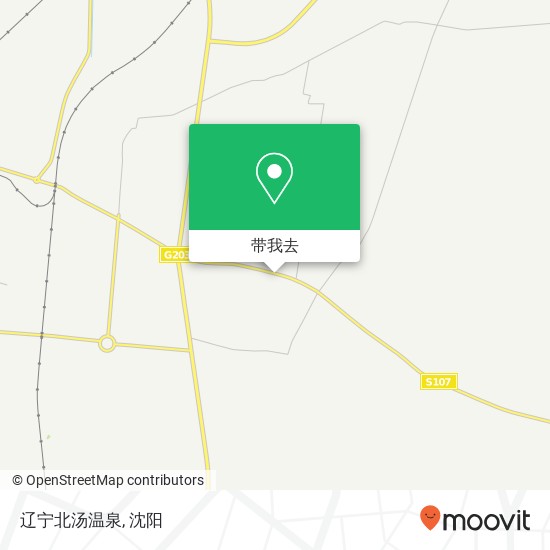 辽宁北汤温泉地图