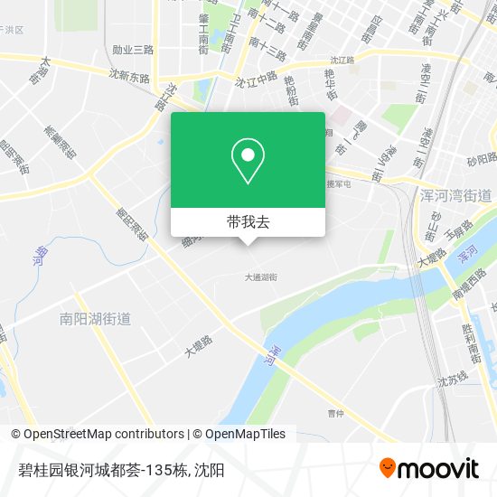碧桂园银河城都荟-135栋地图