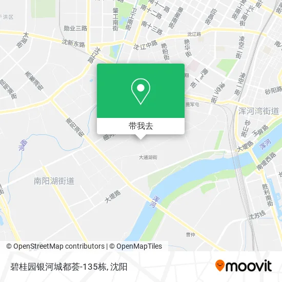 碧桂园银河城都荟-135栋地图