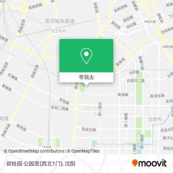 碧桂园·公园里(西北1门)地图