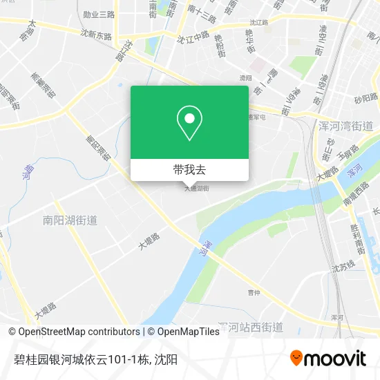 碧桂园银河城依云101-1栋地图
