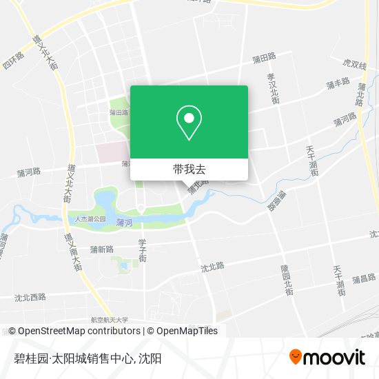 碧桂园·太阳城销售中心地图