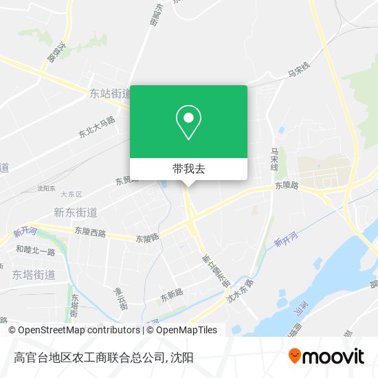 高官台地区农工商联合总公司地图