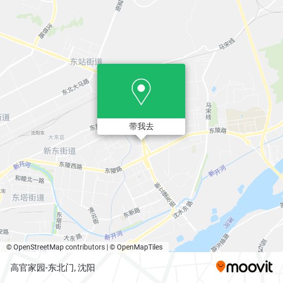 高官家园-东北门地图