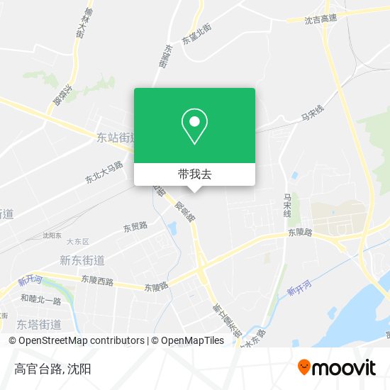 高官台路地图