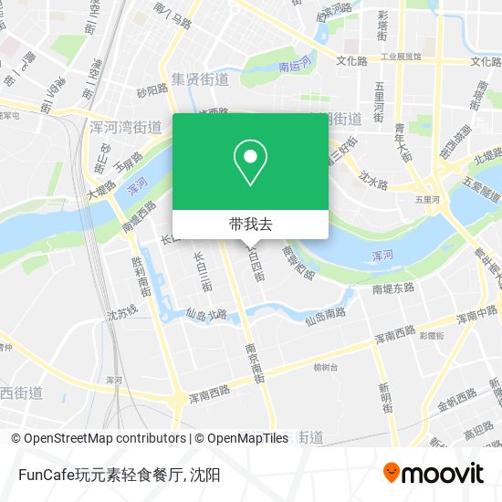 FunCafe玩元素轻食餐厅地图