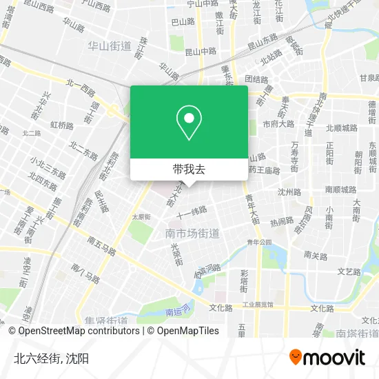 北六经街地图