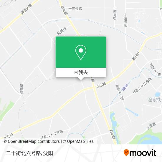 二十街北六号路地图