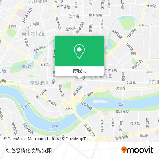 红色恋情化妆品地图