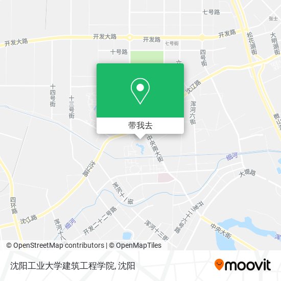 沈阳工业大学建筑工程学院地图