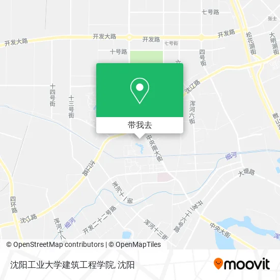 沈阳工业大学建筑工程学院地图