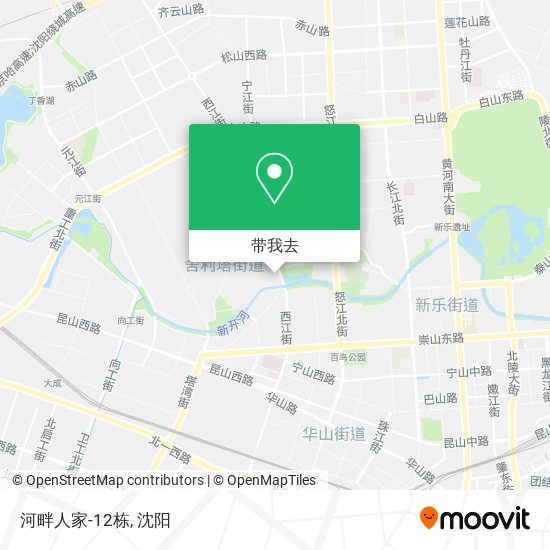 河畔人家-12栋地图