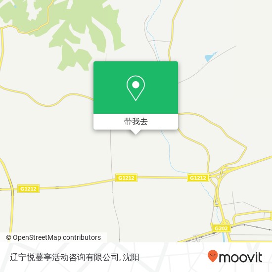 辽宁悦蔓亭活动咨询有限公司地图