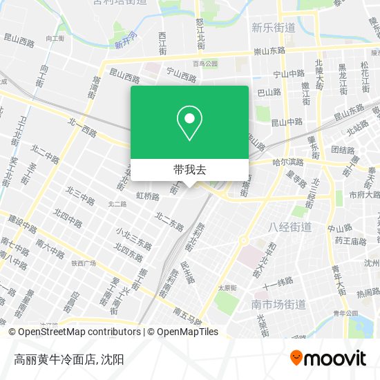高丽黄牛冷面店地图