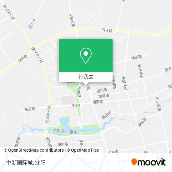 中新国际城地图