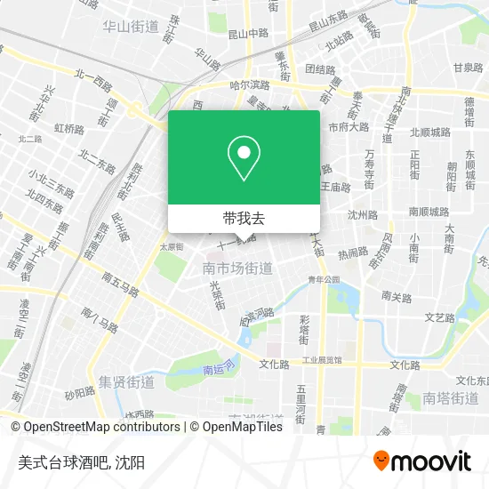 美式台球酒吧地图