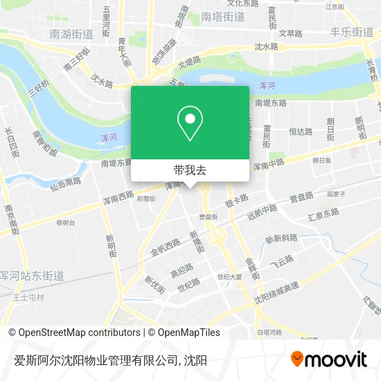爱斯阿尔沈阳物业管理有限公司地图
