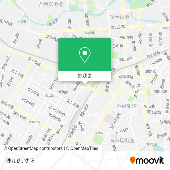 珠江街地图