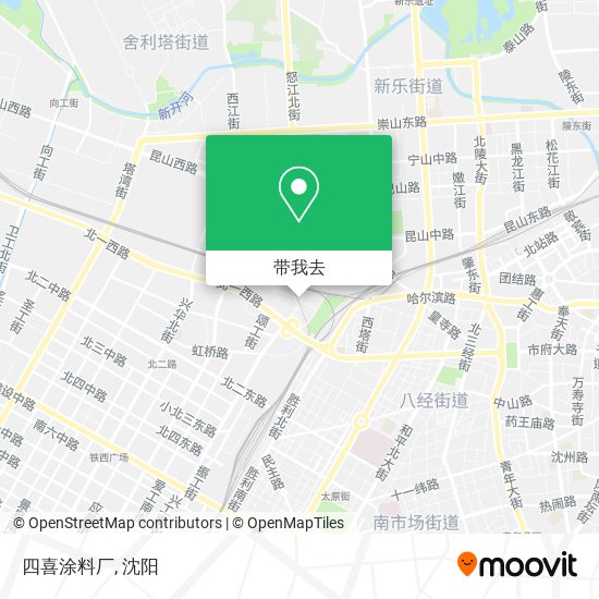四喜涂料厂地图