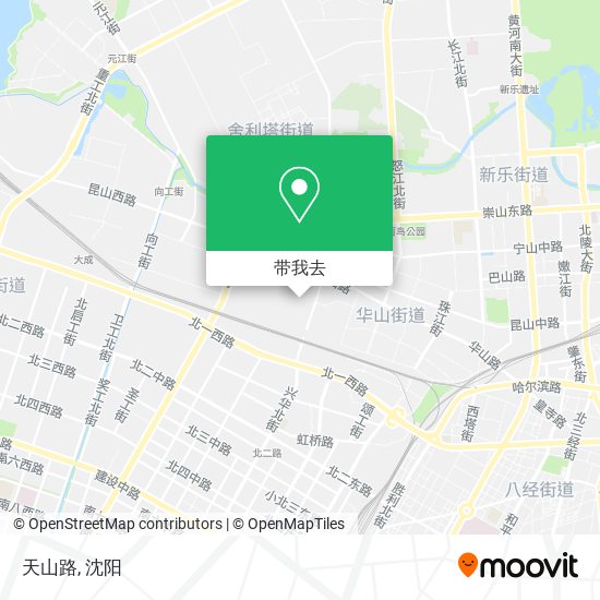 天山路地图