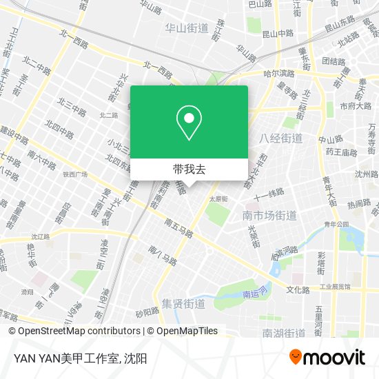 YAN YAN美甲工作室地图