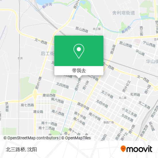 北三路桥地图