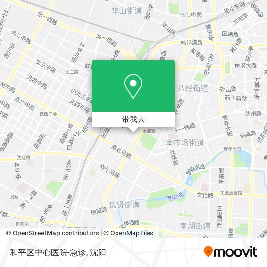 和平区中心医院-急诊地图