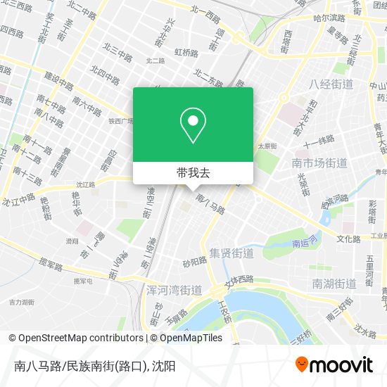 南八马路/民族南街(路口)地图