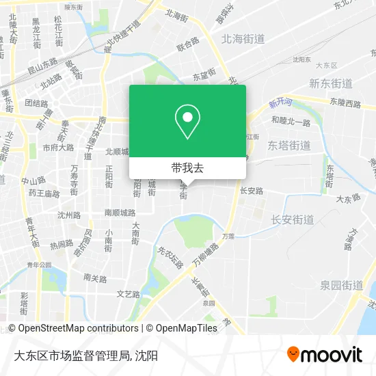 大东区市场监督管理局地图