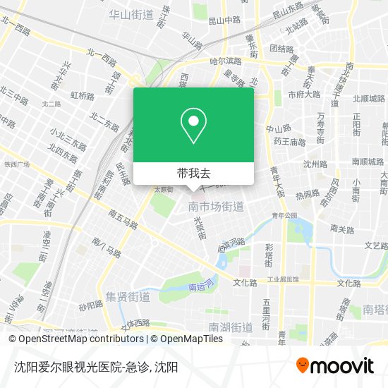 沈阳爱尔眼视光医院-急诊地图