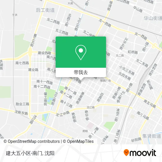 建大五小区-南门地图