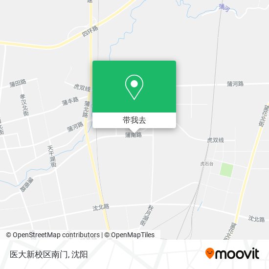 医大新校区南门地图