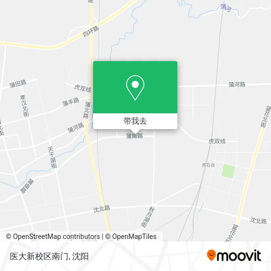 医大新校区南门地图