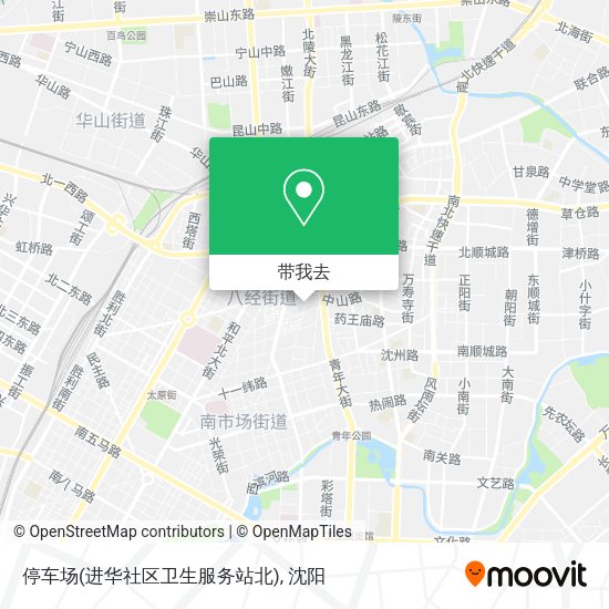 停车场(进华社区卫生服务站北)地图