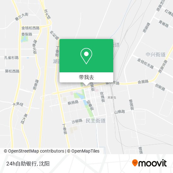 24h自助银行地图