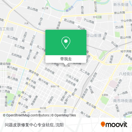 问题皮肤修复中心专业祛痘地图