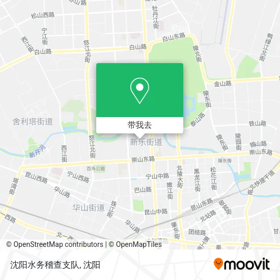 沈阳水务稽查支队地图