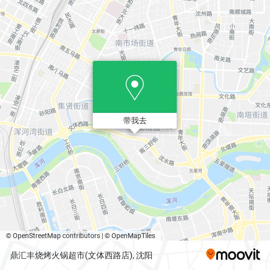 鼎汇丰烧烤火锅超市(文体西路店)地图