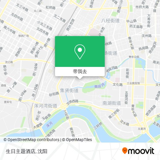 生日主题酒店地图